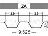 时规带 Timing Belt:13568-19125