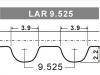 Courroie crantée Timing Belt:CAM5231