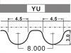 Courroie crantée Timing Belt:CDU2749